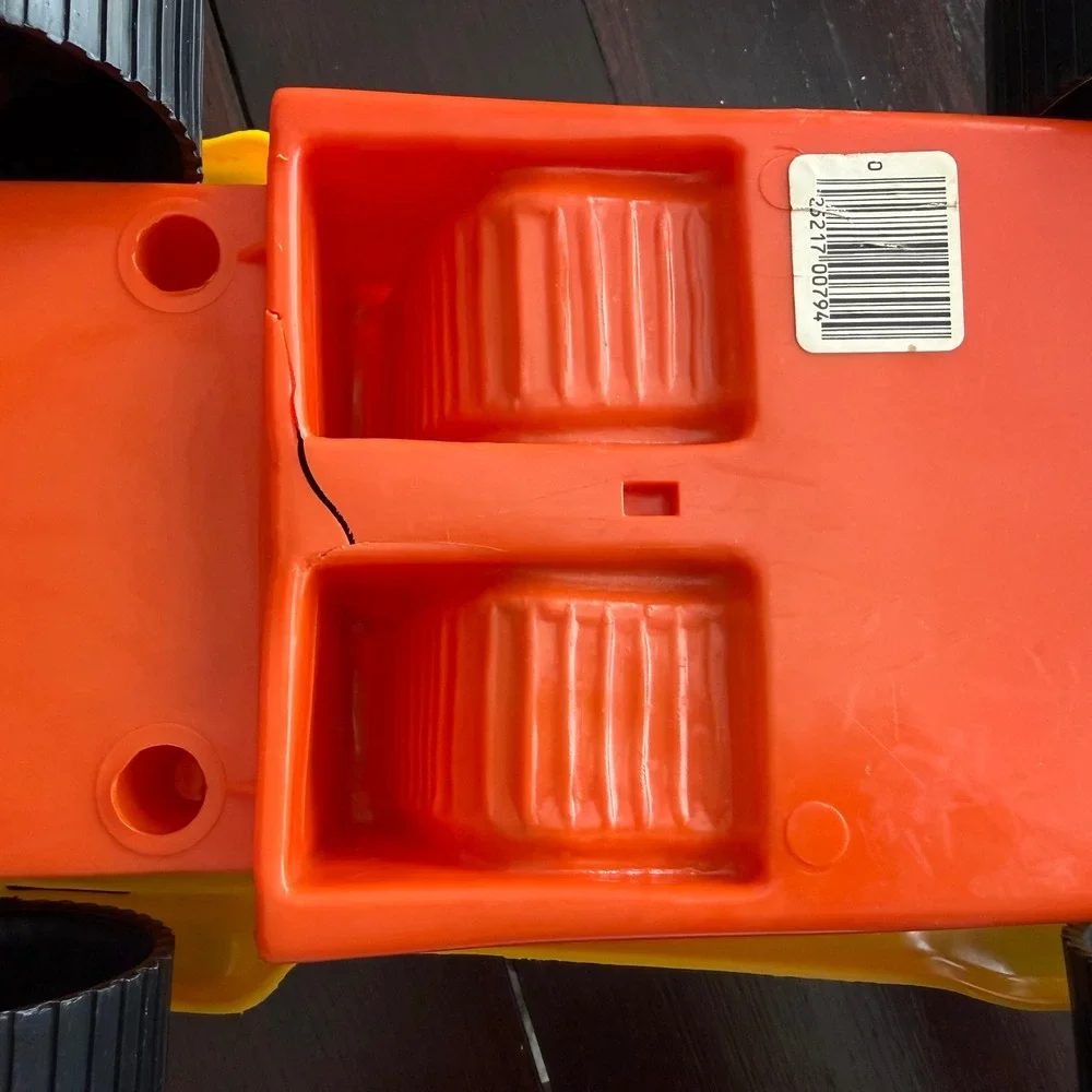 Vintage Yellow Jeep Buggy Toy‎ Car #44 Goodyear Wrangler 1970's